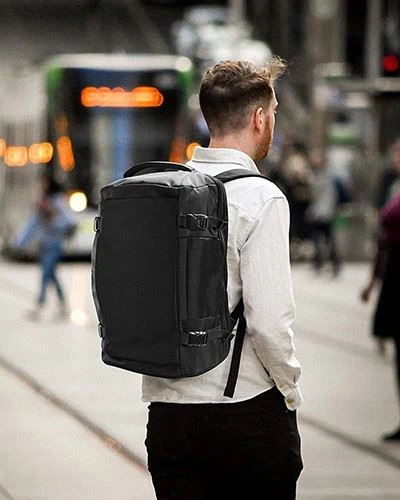 Black Travel Backpack