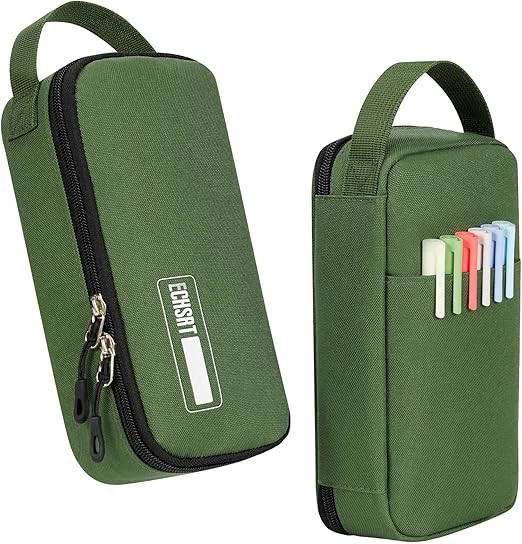 Aesthetic Portable Zipper Pencil Bag